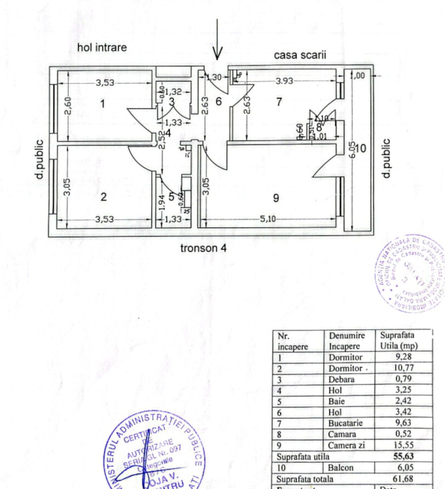 Apartament deosebit Piata Centrala